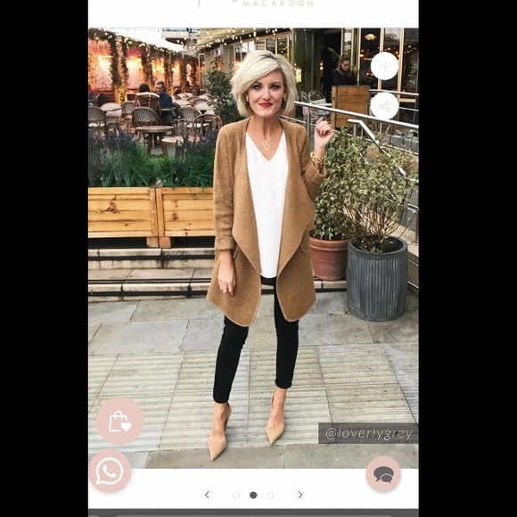 🛑SOLD🛑 Goodnight macaroon Camel Cardigan - Picture 4 of 4